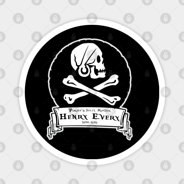 Henry Every Jolly Roger Magnet by MBK